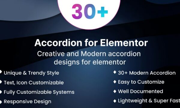 BWD accordion addon for elementor