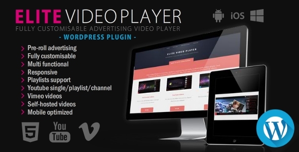 Elite Video Player Features