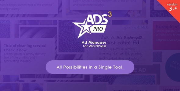 Ads Pro Plugin Features