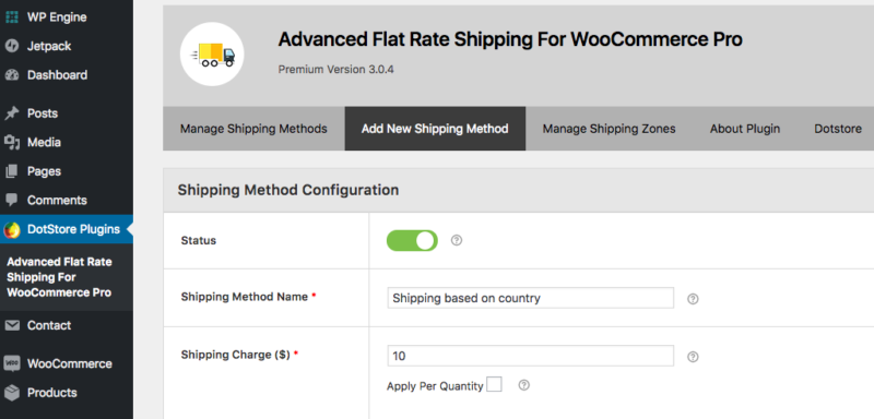 Advanced Flat Rate Shipping for WooCommerce Pro features