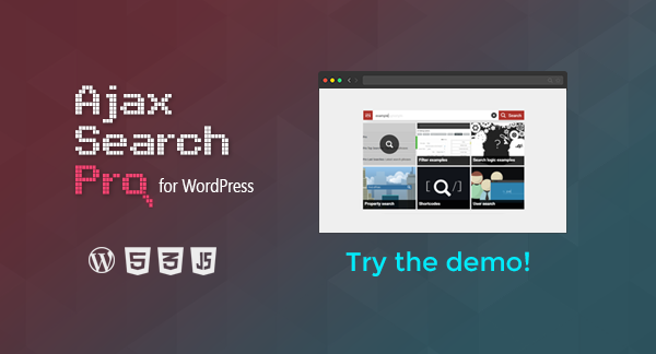 Ajax Search Pro Features