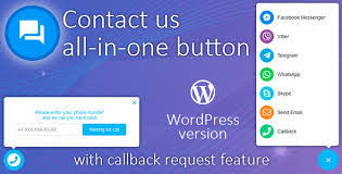 Contact us all-in-one button features