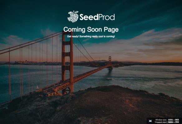 How SeedProd Coming Soon Pro works