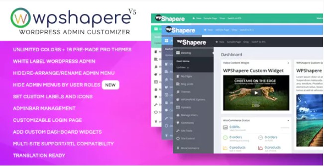 How WordPress Admin Theme works - WPShapere