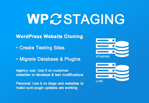 WP Staging Pro features