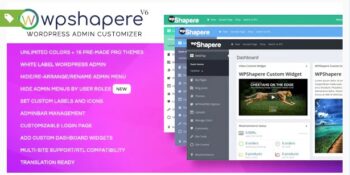 WordPress Admin Theme - WPShapere