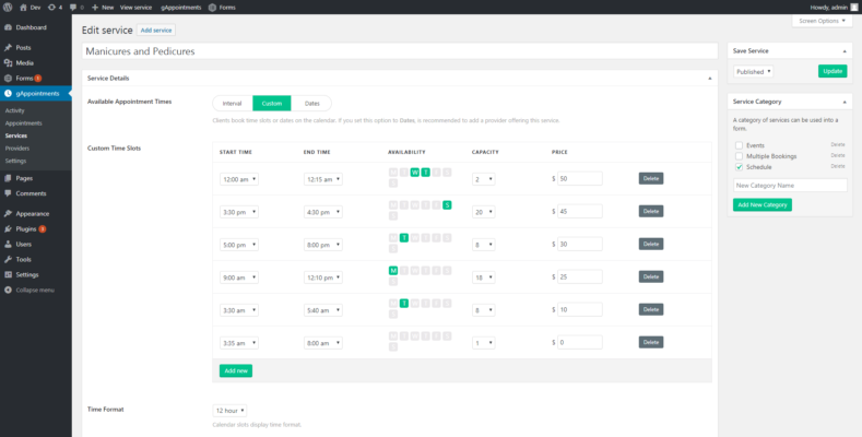 gAppointments Features