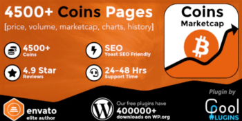 Coin Market Cap & Prices- WordPress Cryptocurrency Plugin