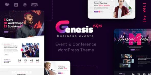 GenesisExpo - Business Events & Conference Theme