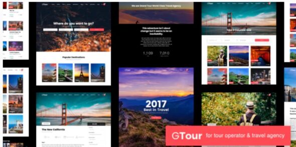 Grand Tour - Tour Travel Wordpress Theme
