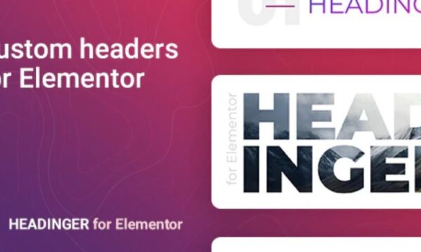 Headinger - Customizable headings for Elementor
