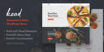 Koad - Restaurant & Bistro WordPress Theme