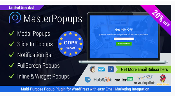 Master Popups - Popup Plugin for Lead Generation