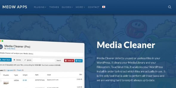 Media Cleaner Pro - Delete unused files from WordPress