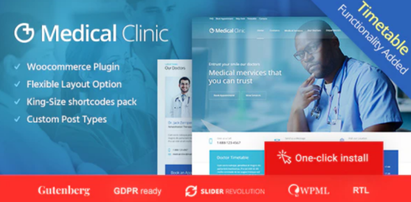 Medical Clinic - Health & Doctor Medical Theme