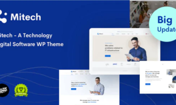 Mitech - Technology IT Solutions & Services WordPress Theme