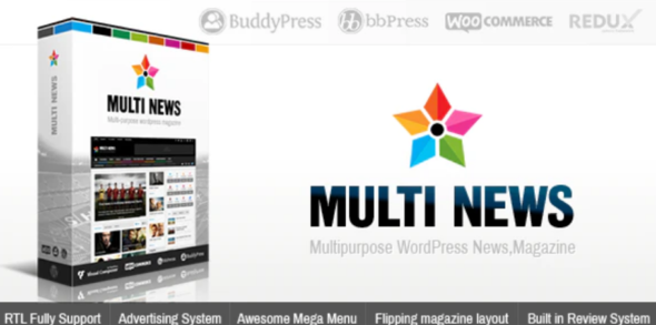 Multinews - Multi-purpose Wordpress News, Magazine