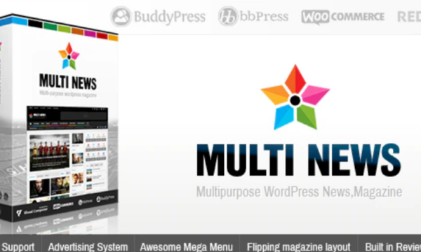 Multinews - Multi-purpose Wordpress News, Magazine