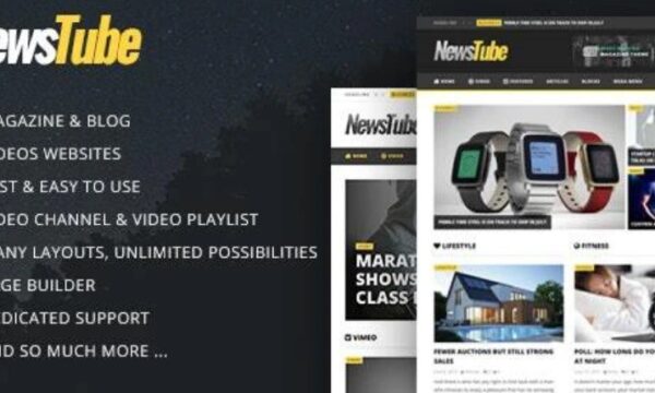NewsTube- Magazine Blog & Video