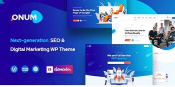 Onum - SEO & Marketing Elementor WordPress Theme