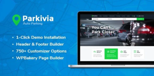 Parkivia - Auto Parking & Car Maintenance WordPress Theme