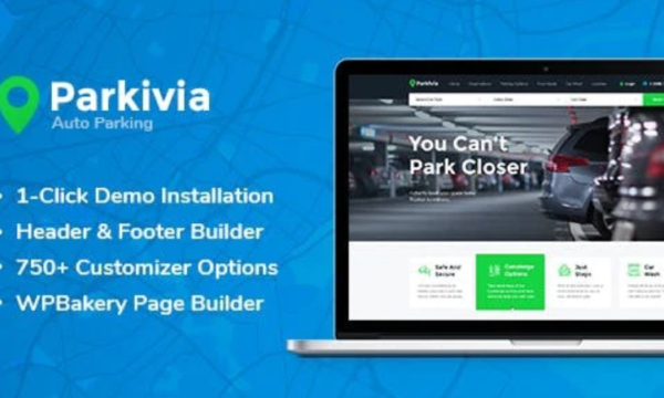 Parkivia - Auto Parking & Car Maintenance WordPress Theme
