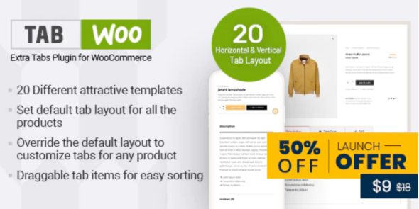 TabWoo- Custom Product Tabs for WooCommerce