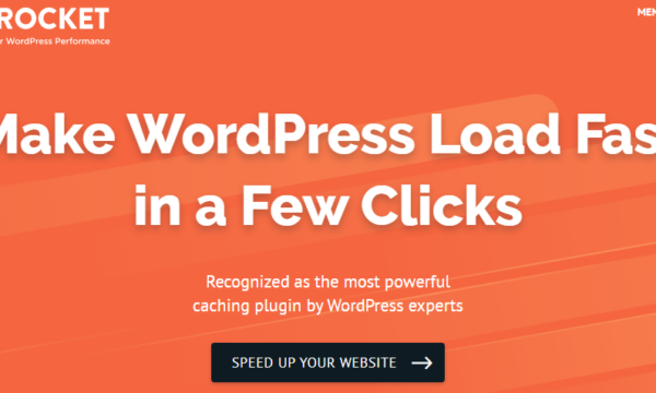 WP Rocket WordPress Cache Plugin
