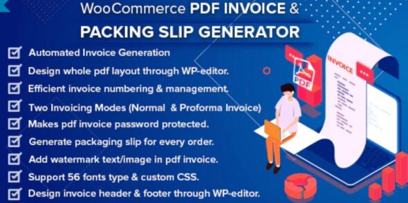 WooCommerce PDF Invoice & Packing Slip Generator