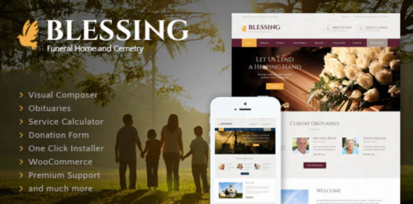 Blessing - Funeral Home WordPress Theme
