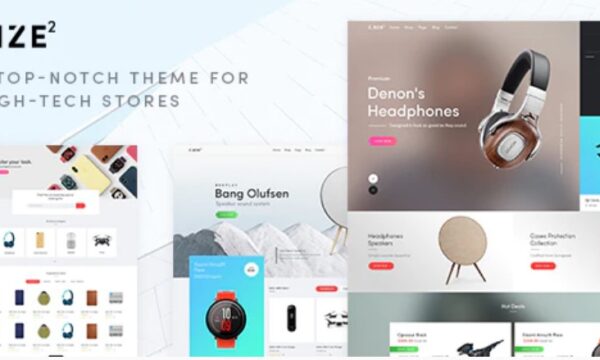 Cize - A Top Notch Theme For High Tech Stores (RTL Supported)