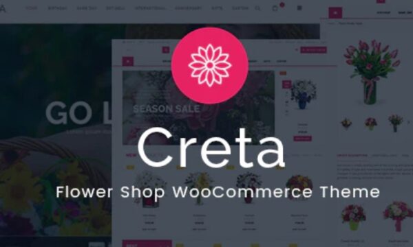 Creta v5.0 - Flower Shop WooCommerce WordPress Theme