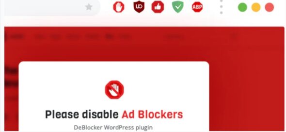 DeBlocker - Anti AdBlock for WordPress