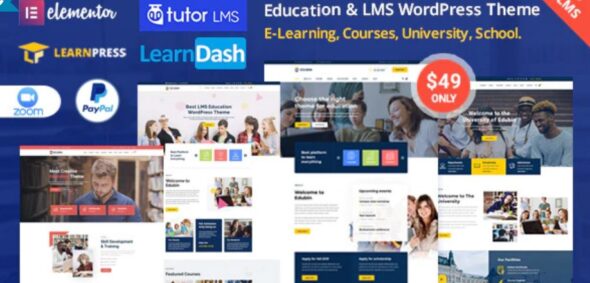 Edubin - Education LMS WordPress Theme