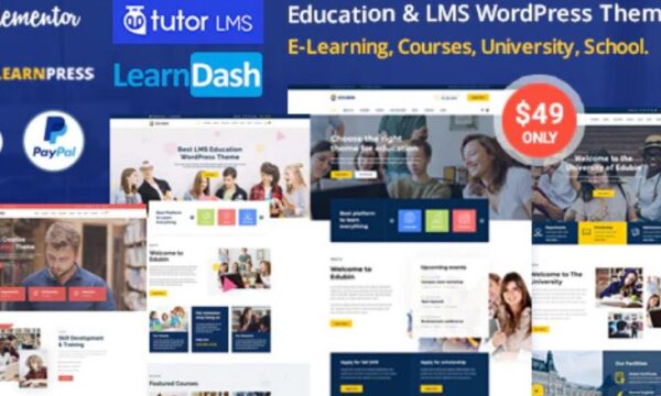 Edubin - Education LMS WordPress Theme