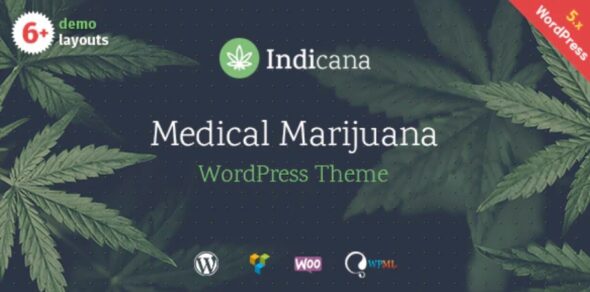 Indicana - Medical Marijuana Dispensary WordPress Theme