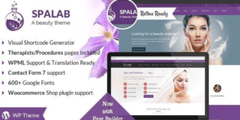Spa Lab - Beauty Salon WordPress Theme