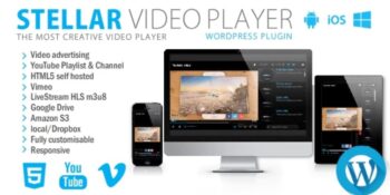 Stellar Video Player - Wordpress plugin