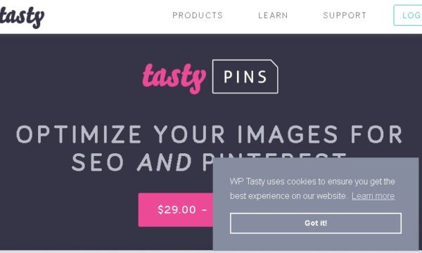 Tasty Pins - Optimize your images for SEO and Pinterest