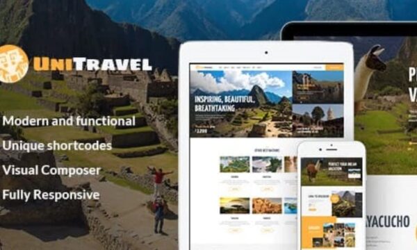UniTravel - Travel Agency & Tourism Bureau WordPress Theme