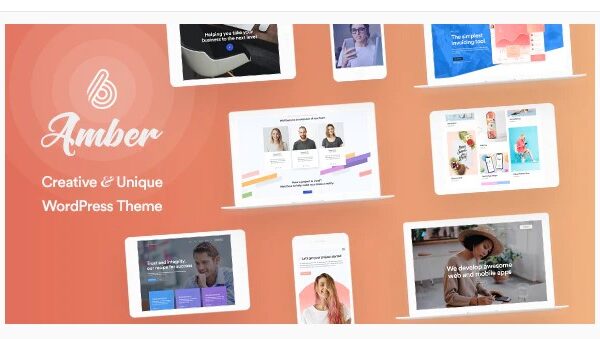 Amber Six - Creative and Multipurpose WordPress Theme
