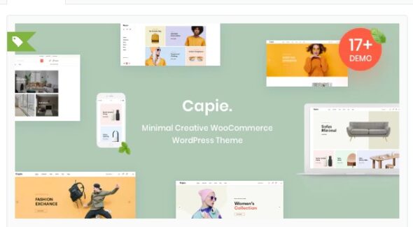 Capie - Minimal Creative WooCommerce WordPress Theme