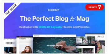 CheerUp - Blog / Magazine - WordPress Blog Theme