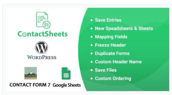 ContactSheets - Contact Form 7 Google Spreadsheet Addon
