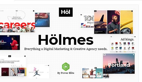 Holmes - Digital Agency Wordpress Theme