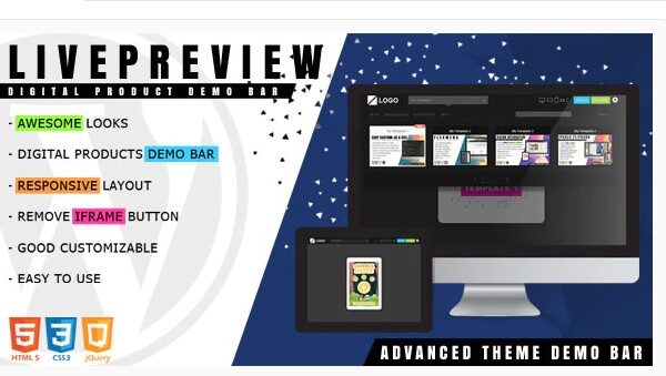 LivePreview - Theme Demo Bar for WordPress