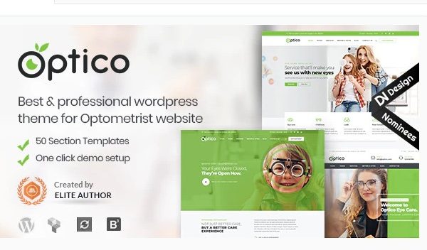 Optico - Optometrist & Eyecare WordPress Theme