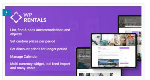 WP Rentals - Booking Accommodation WordPress Theme