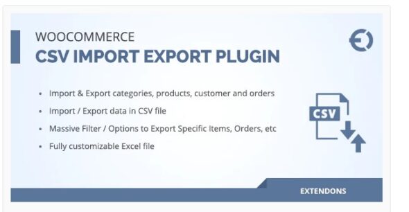 Woocommerce csv import export plugin - orders, customers, products