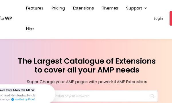 AMP for WP + Extensions Bundle